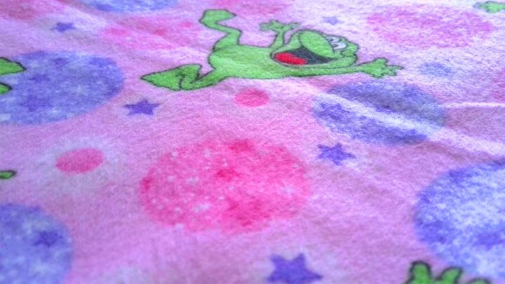 cotton flannel fabric with cute print for children's clothes