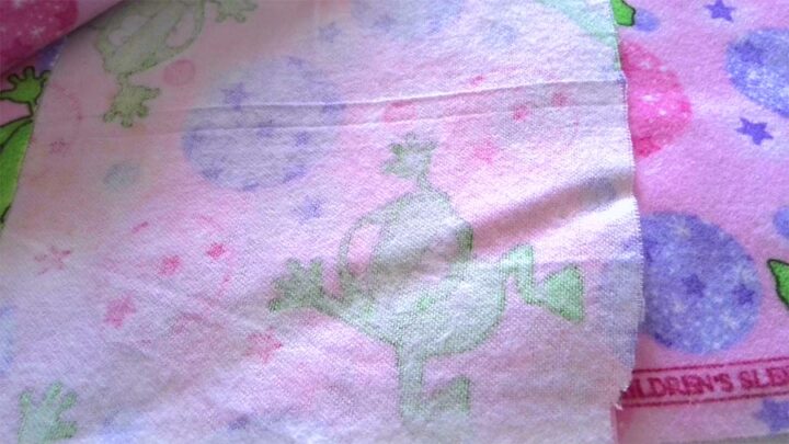 cotton flannel fabric with cute print for children's clothes