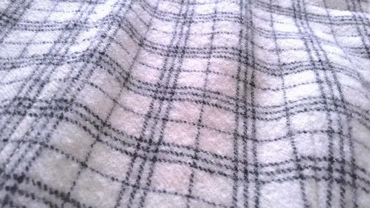 soft cozy wool flannel fabric