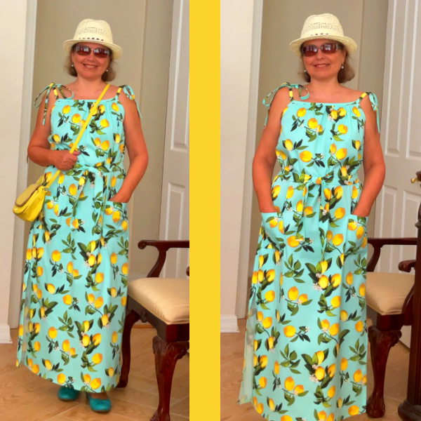 maxi dress DIY without a pattern