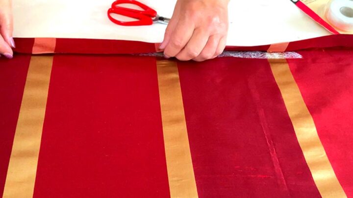 using hem tape for curtains