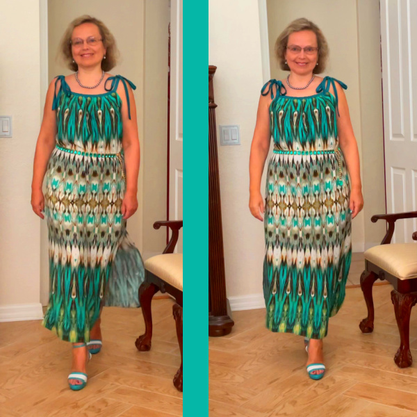 how to make a maxi dress tutorial