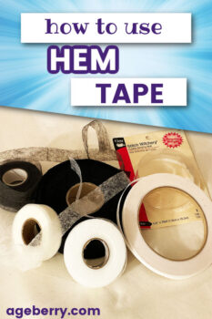 hem tape /how to use/ tutorial