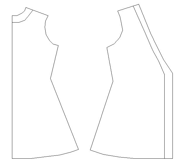 how to draft a pattern for a wrap dress