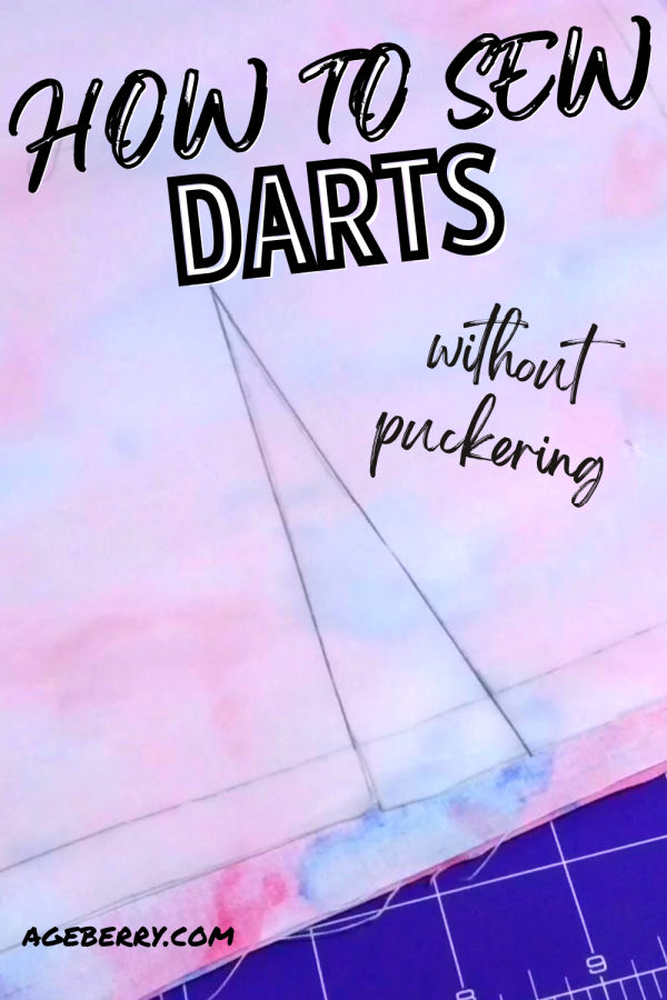 learn how to sew darts