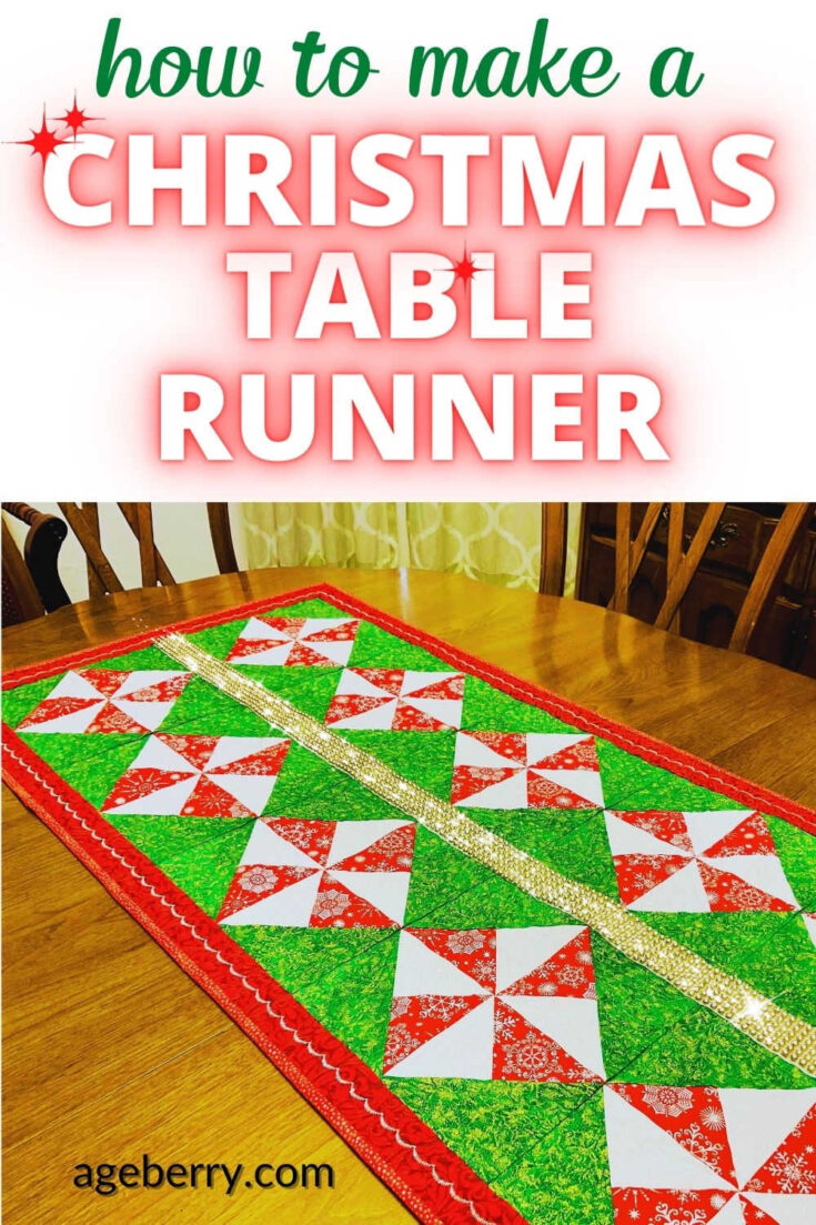 Quilted Christmas Table Runner