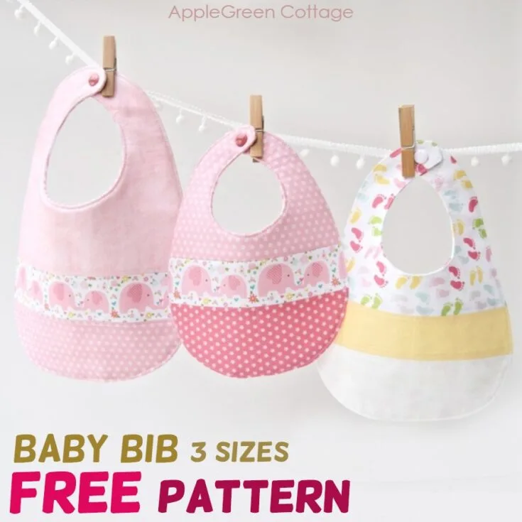 Baby bib pattern free hotsell