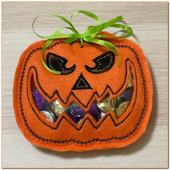 In The Hoop Embroidery Designs: Halloween Treat Bags