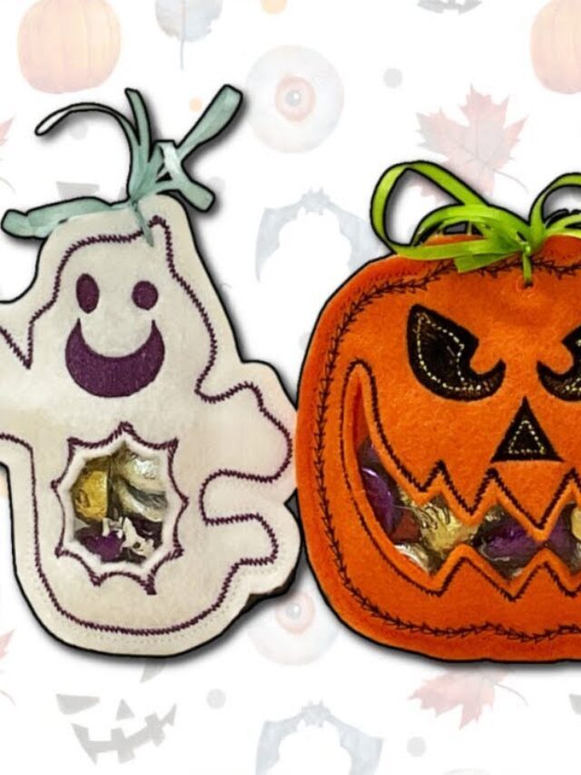 In The Hoop Embroidery Projects: Halloween Treat Bags