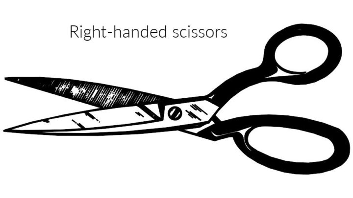 right-handed scissors