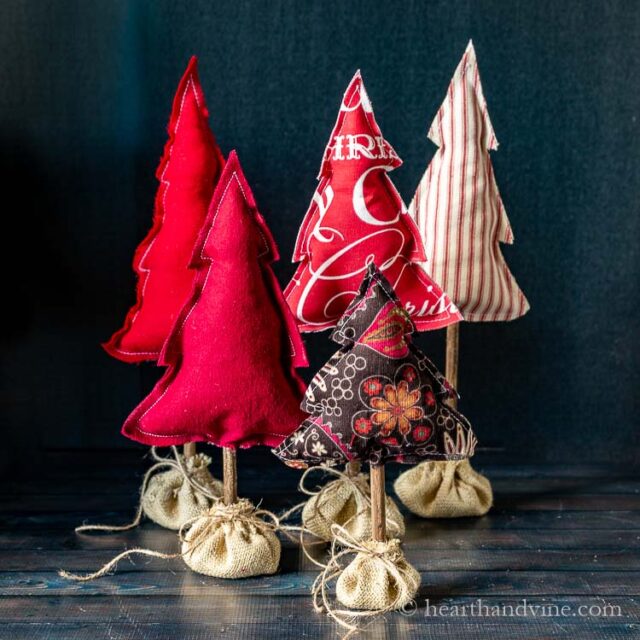 How To Make A Fabric Christmas Tree 31 Sewing Tutorials