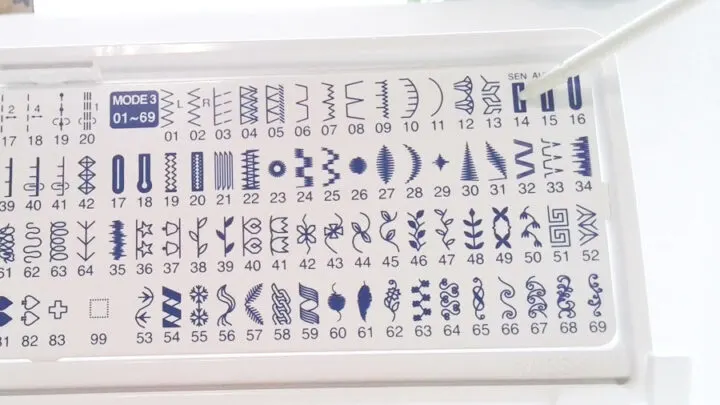 choose a buttonhole stitch