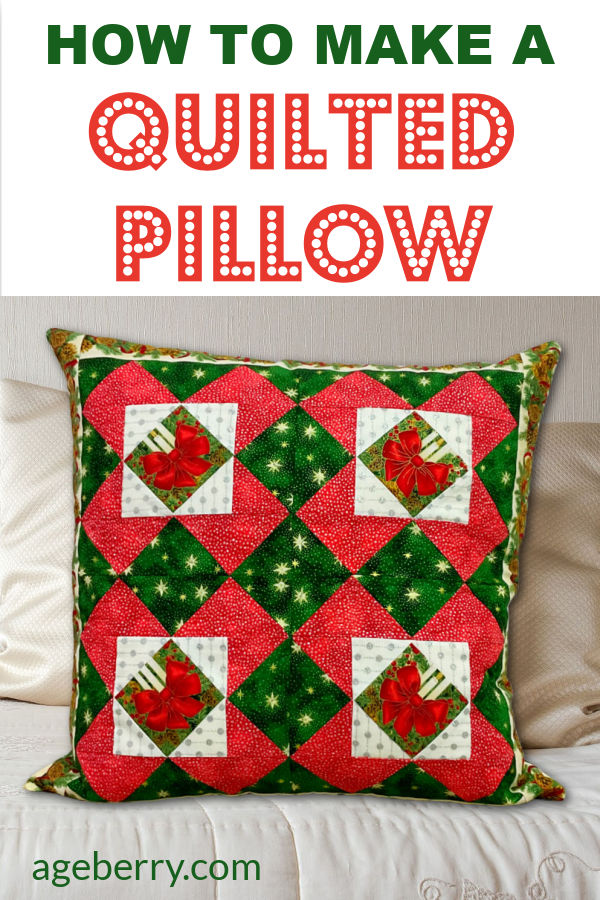 quilted pillow tutorial