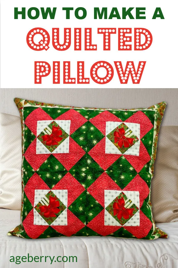 quilted pillow tutorial