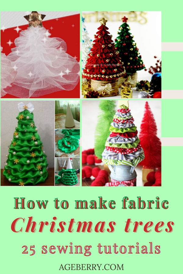 How To Make A Fabric Christmas Tree: 31 Sewing Tutorials