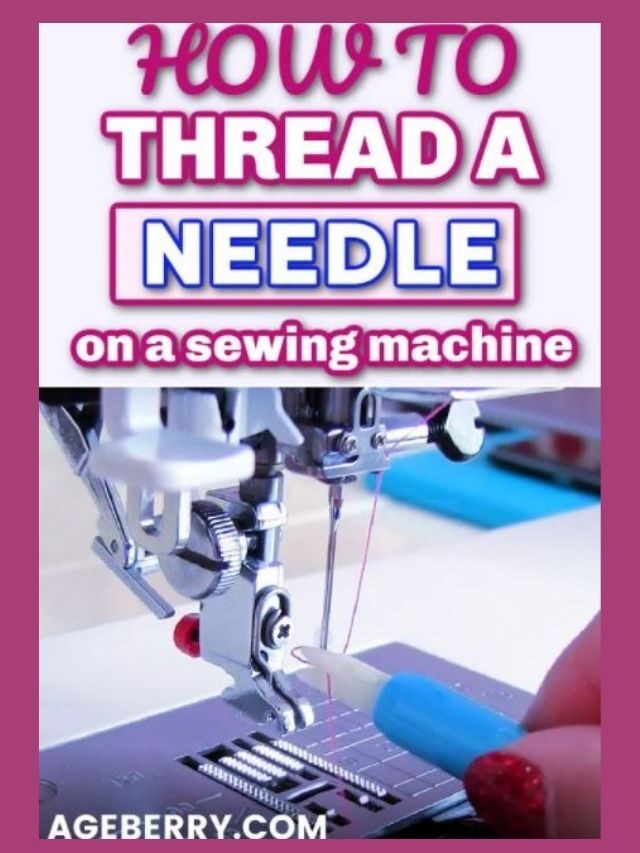 How to thread a sewing machine needle