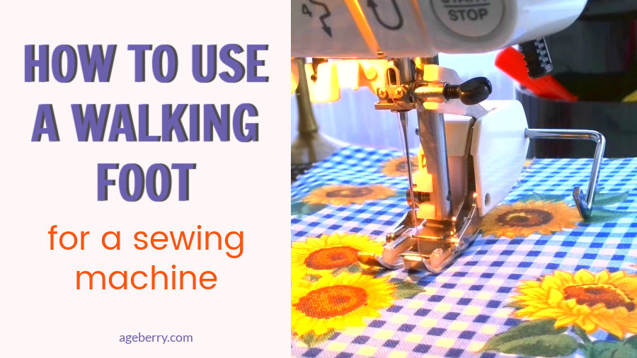 How to use a Walking Foot - Sew Much Moore