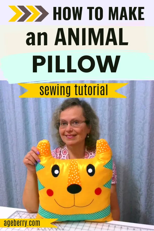 diy animal pillow