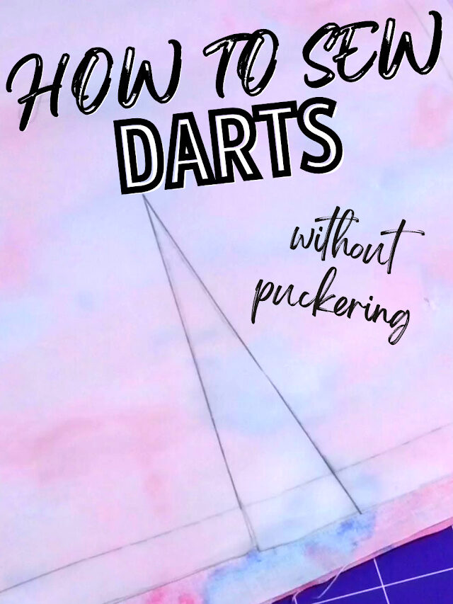 Sewing darts