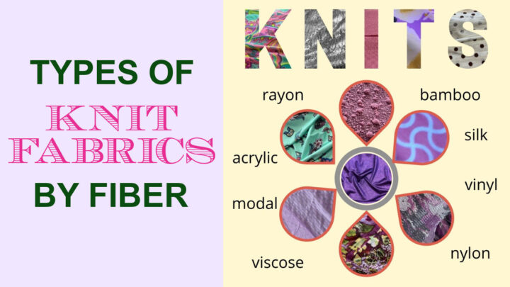 types of knit fabrics according to their fiber content