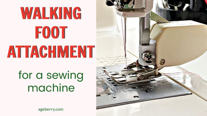 Walking Foot Attachment For A Sewing Machine
