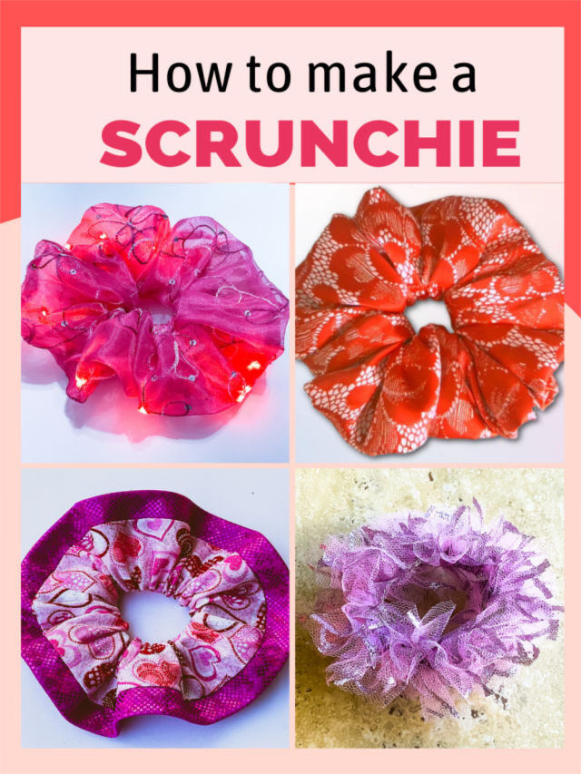 DIY scrunchie: 5 different types