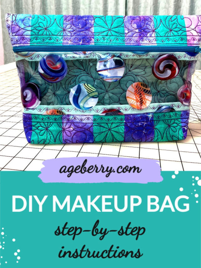 DIY makeup bag tutorial