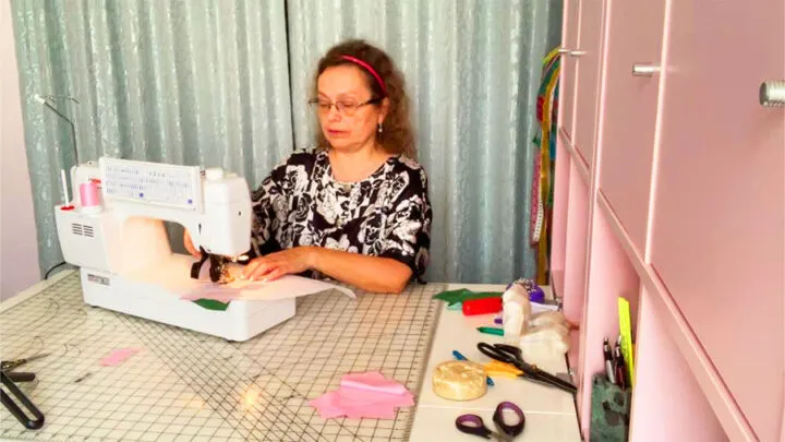 sewing, paper piecing