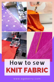 how to sew knit fabric, tips for modern sewers