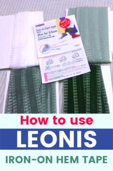 how to use Leonis hem tape