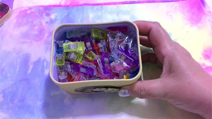 sewing clips in a box