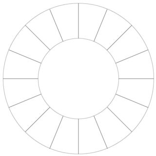 How To Make A Round Quilted Placemat | Free Printable Template