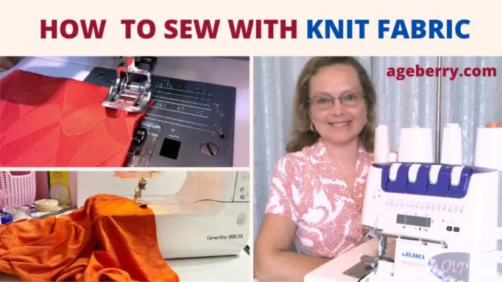 How to Sew Knit Fabrics on Your Home Machine