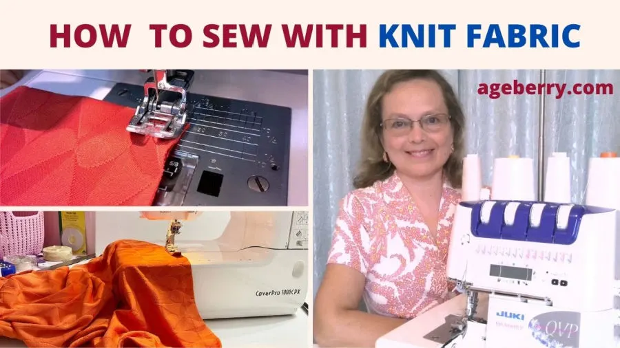 how to sew knit fabric sewing tutorial