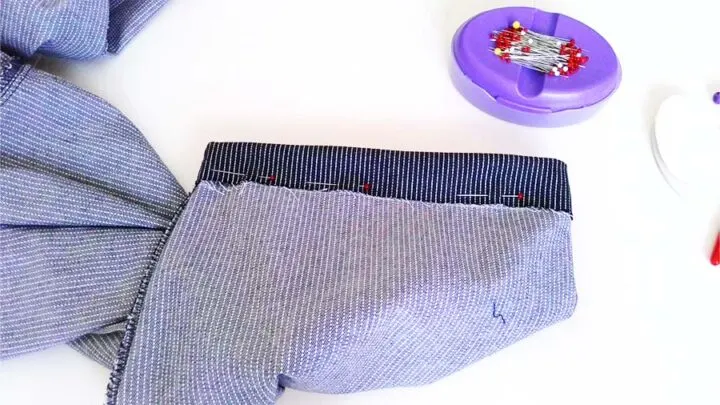 Tucker Up: Using no sew tape with a hair straightener