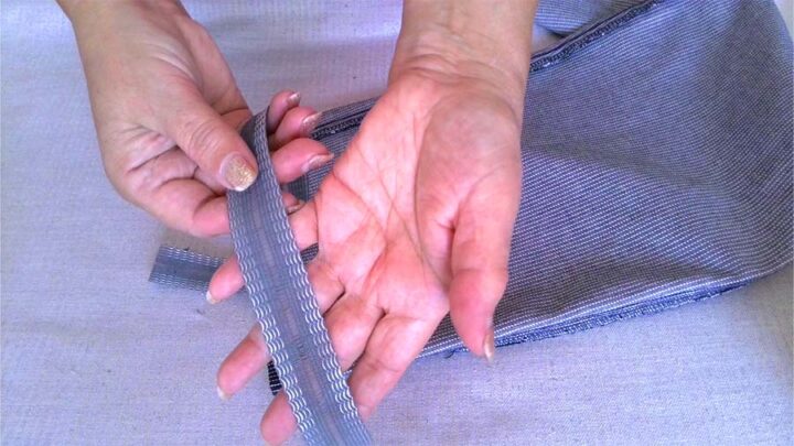 fusible side of hem tape