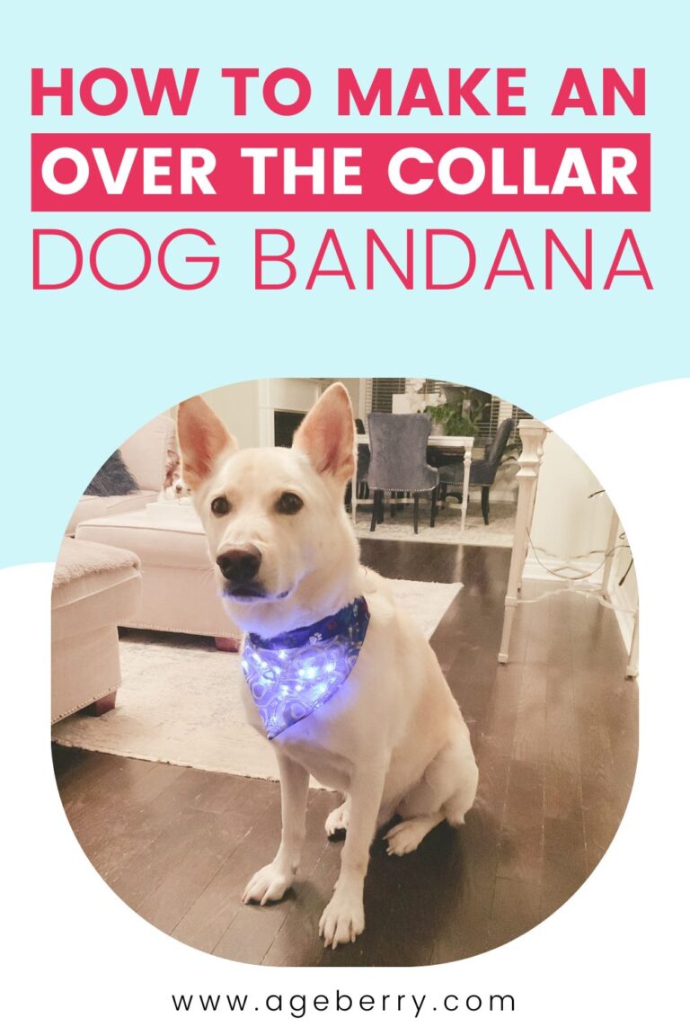 How To Make An Over The Collar Dog Bandana