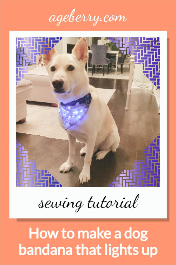 How To Make An Over The Collar Dog Bandana | Free Pattern And Tutorial