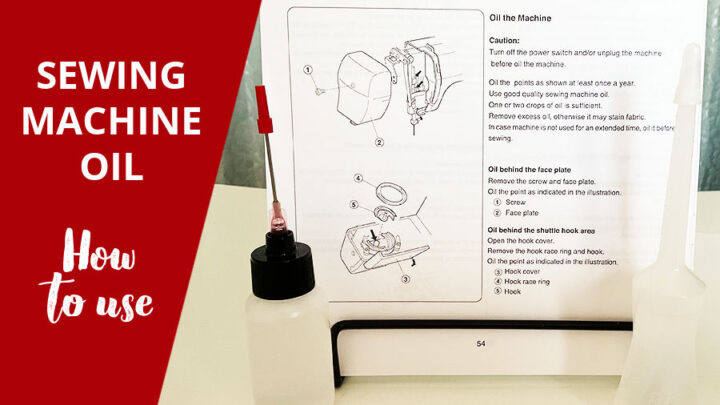 sewing machine oil how to use