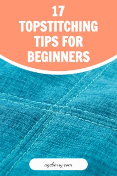 how to topstitch