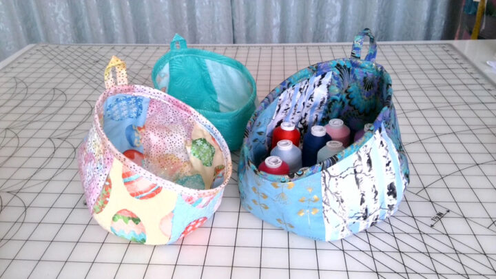 DIY Fabric Storage pods