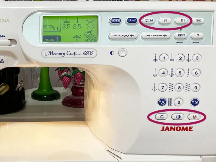 computerized sewing machine