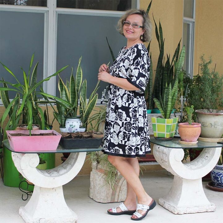 silk robe without a pattern