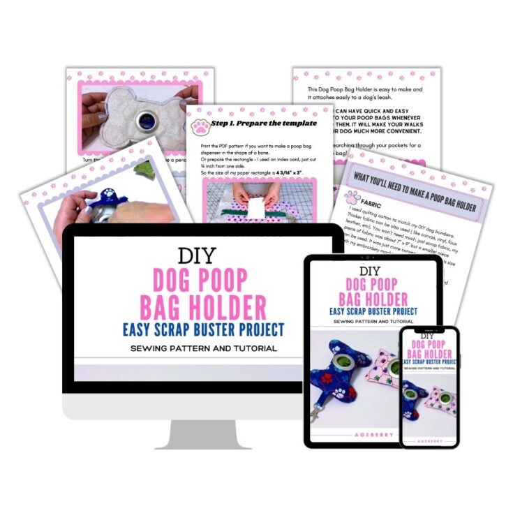 DIY Dog Poop Bag Holder Easy Scrap Buster Project