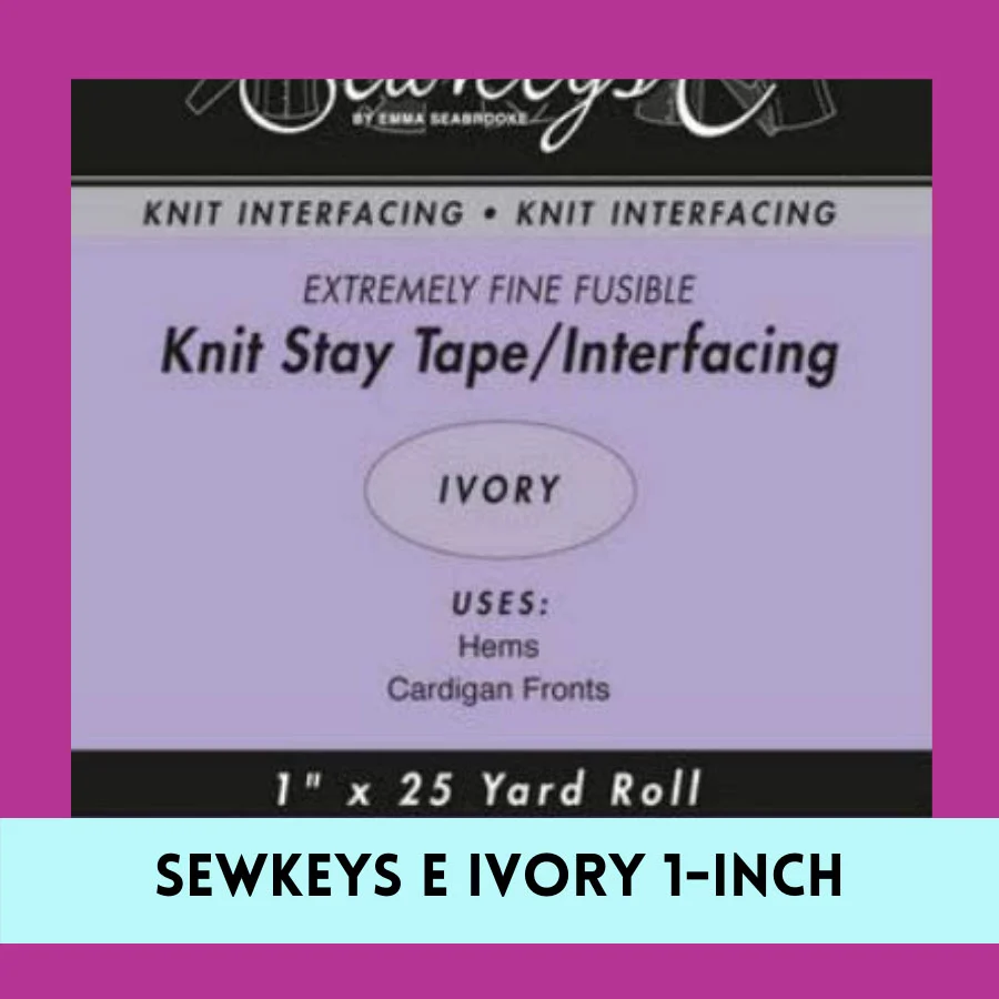 Sewkeys E Ivory 1-inch