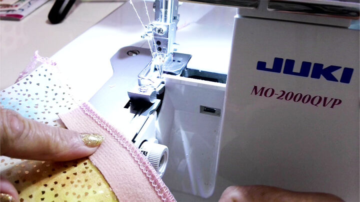 serger stitch that needs adjusting