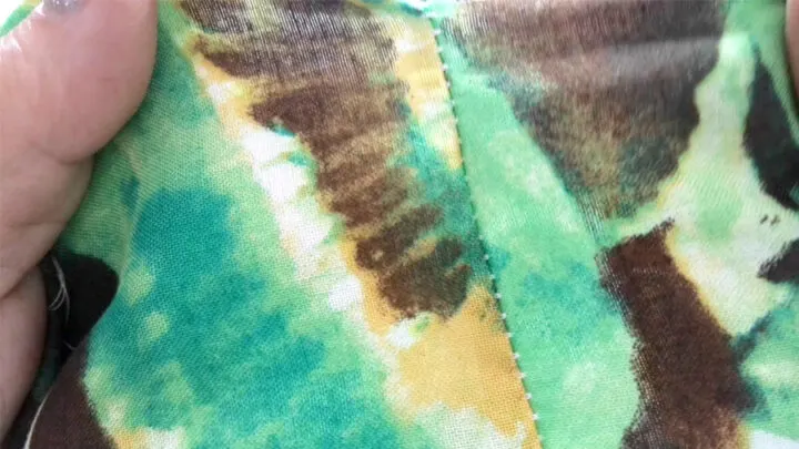 Try the stitch on scrap fabric and see if all the settings are correct.
