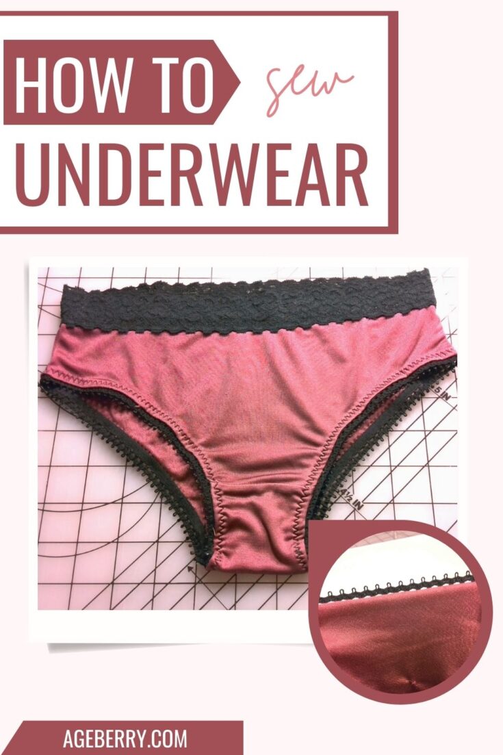 sewing tutorial on DIY panties