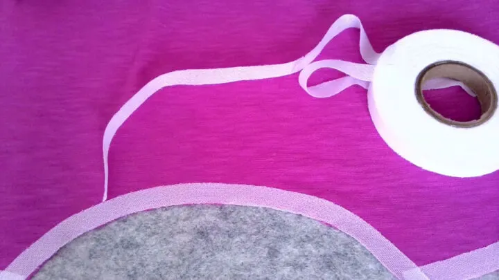 How to add knit stay tape to curved seams
