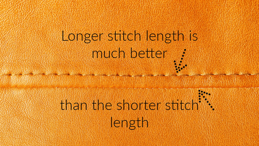 use longer stitch length for vinyl